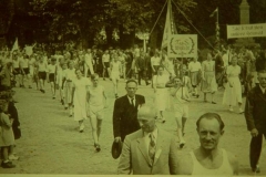 1951 Festumzug durch Gyhum