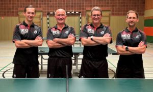 MTV Gyhum TT-Spieler 1. Herren mit neuem Outfit